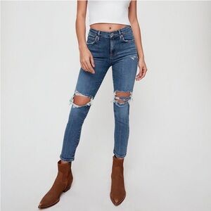 Agolde Sophie High Rise Skinny Crop - Size 25